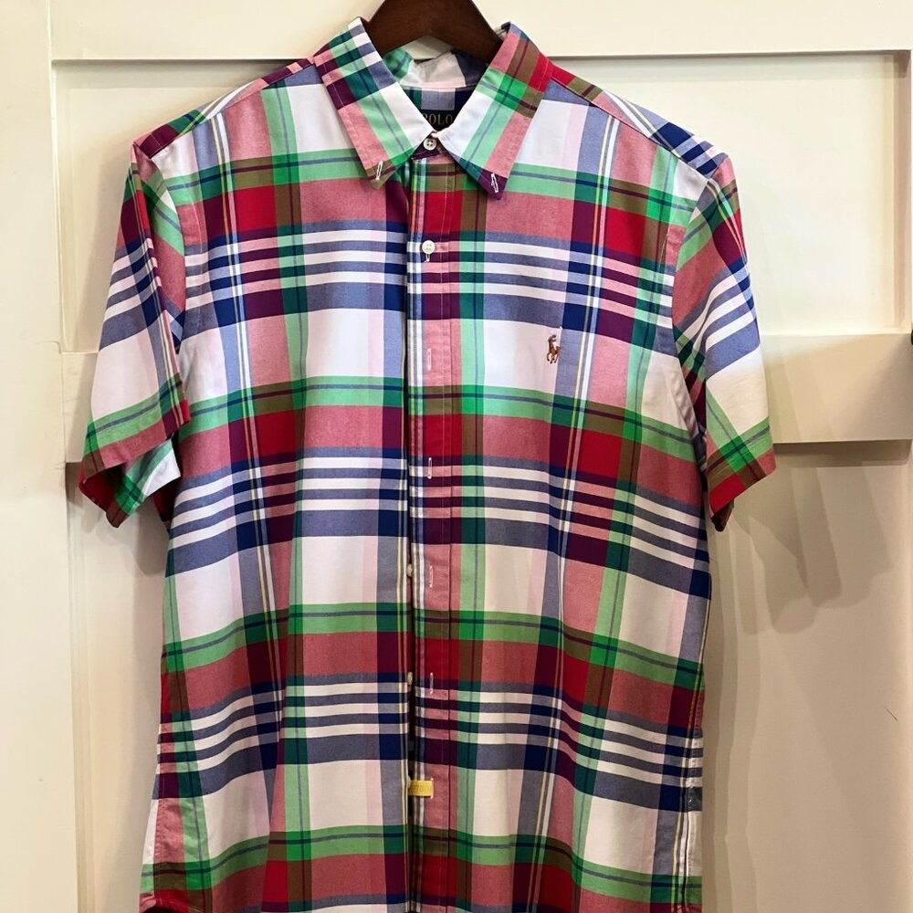 Ralph Lauren Short Sleeve Plaid Shirt